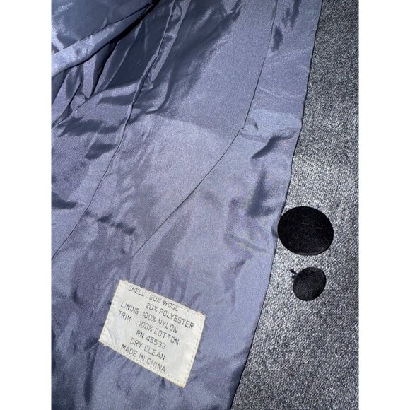 Donnybrook Womens Wool Blend Blazer Jacket Size 11/12 Gray - Picture 13 of 14